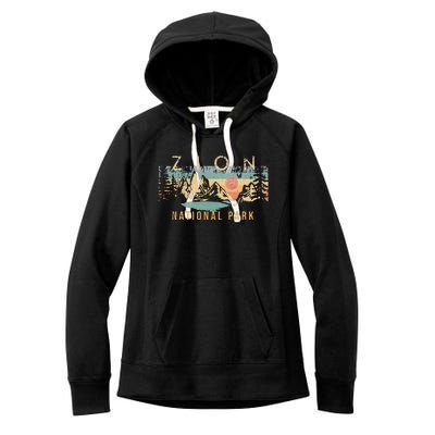 Zion National Park Women's Fleece Hoodie