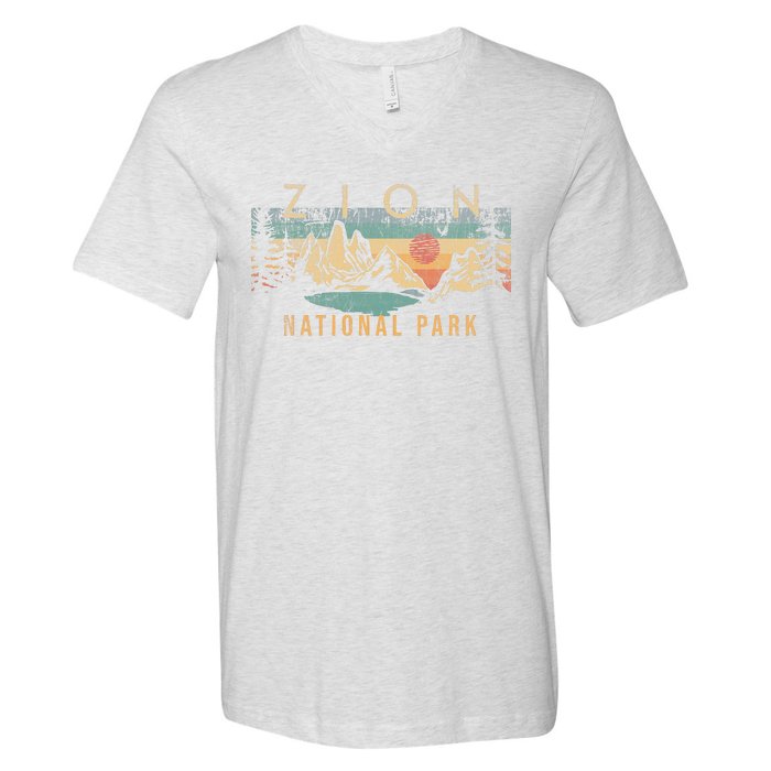 Zion National Park V-Neck T-Shirt