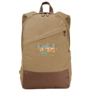 Zion National Park Cotton Canvas Backpack