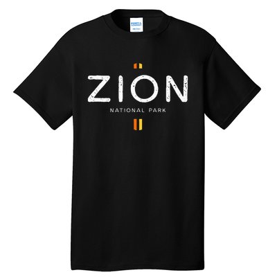 Zion National Park Utah Retro Vintage Tall T-Shirt