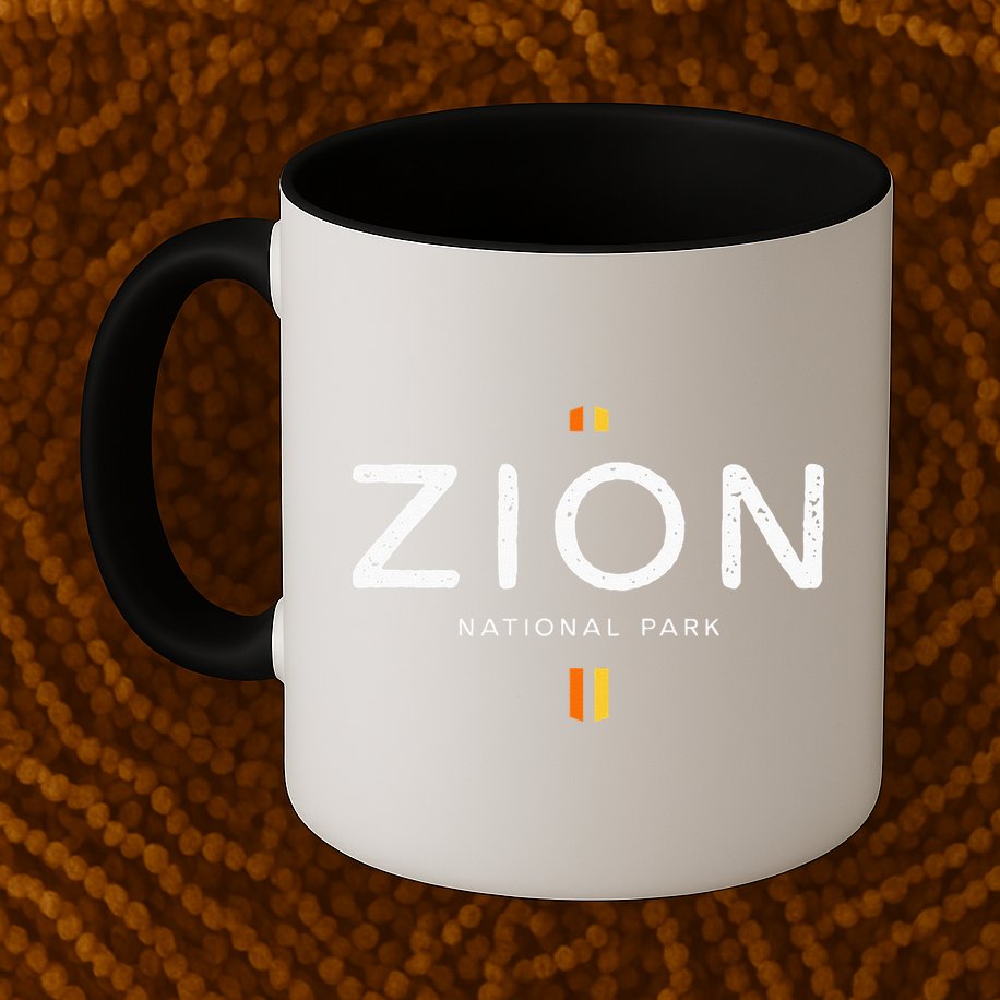 Zion National Park Utah Retro Vintage Mug
