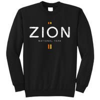 Zion National Park Utah Retro Vintage Tall Sweatshirt