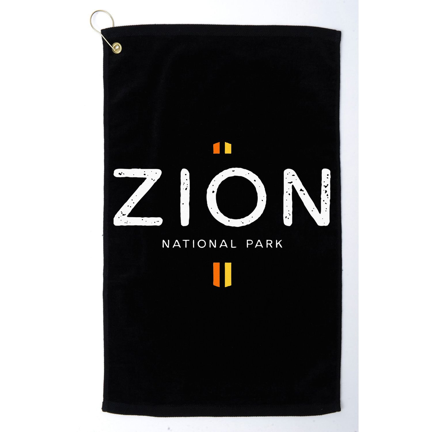 Zion National Park Utah Retro Vintage Golf Towel