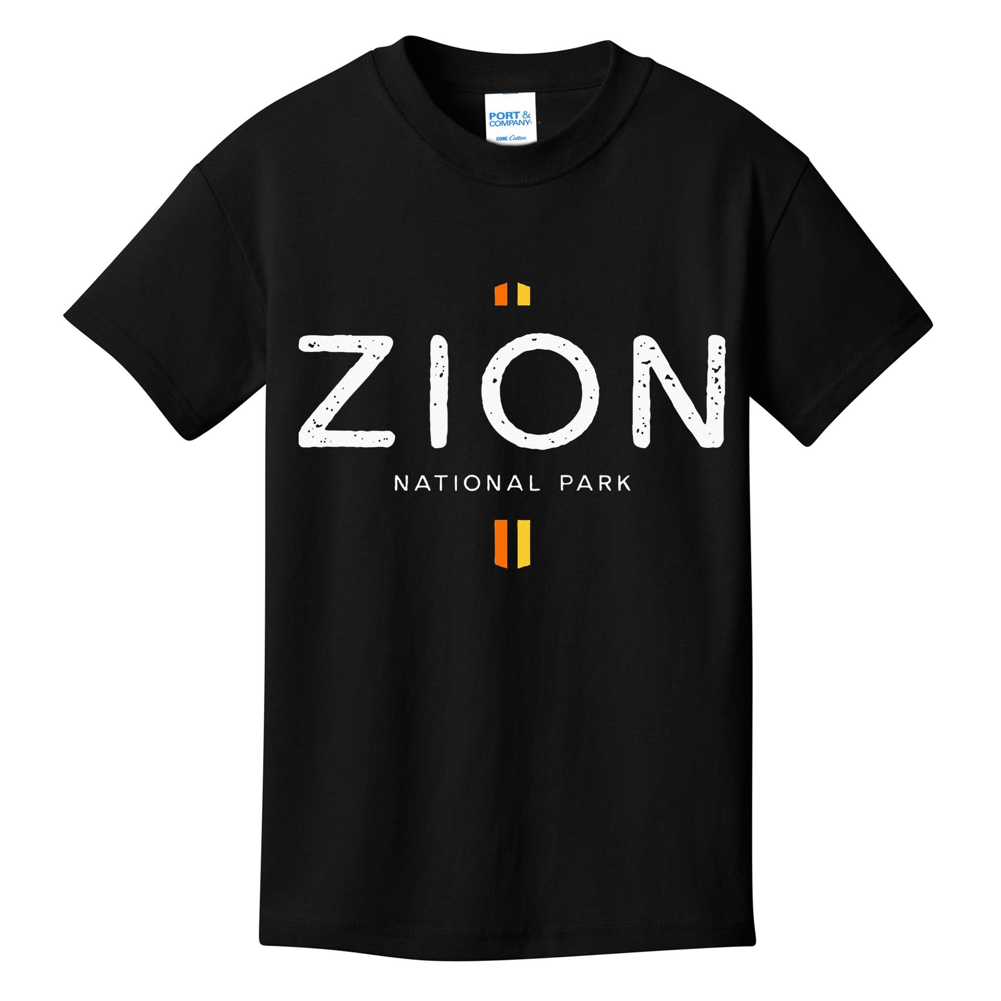 Zion National Park Utah Retro Vintage Kids T-Shirt