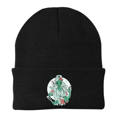 Zombie Nurse Spooky Halloween Beanie