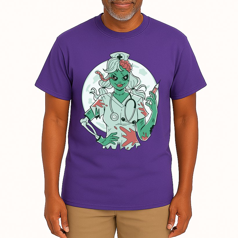 Zombie Nurse Spooky Halloween Tall T-Shirt