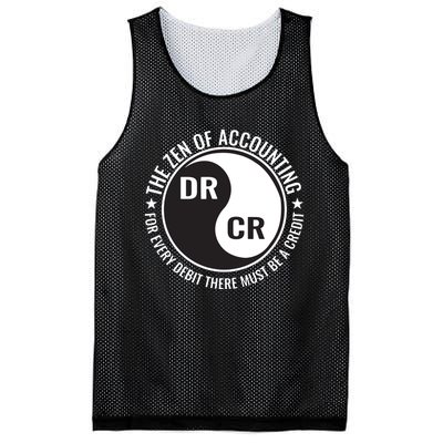 Zen Of Accounting Major Degree Accountant Gift CPA Mesh Reversible Basketball Jersey Tank