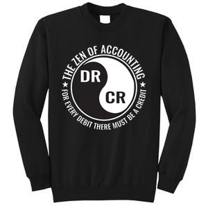 Zen Of Accounting Major Degree Accountant Gift CPA Tall Sweatshirt