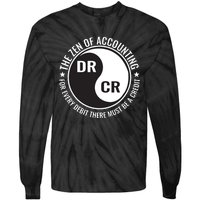 Zen Of Accounting Major Degree Accountant Gift CPA Tie-Dye Long Sleeve Shirt