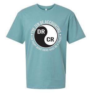 Zen Of Accounting Major Degree Accountant Gift CPA Sueded Cloud Jersey T-Shirt