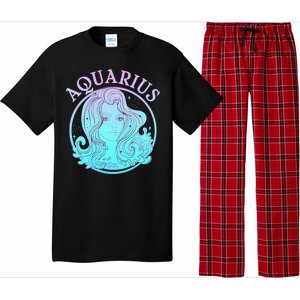 Zodiac Aquarius Lady Pajama Set