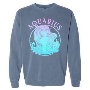 Zodiac Aquarius Lady Garment-Dyed Sweatshirt