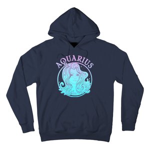 Zodiac Aquarius Lady Hoodie