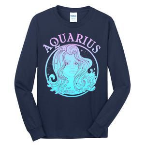 Zodiac Aquarius Lady Tall Long Sleeve T-Shirt