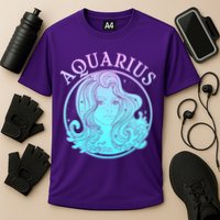 Zodiac Aquarius Lady Cooling Performance Crew T-Shirt