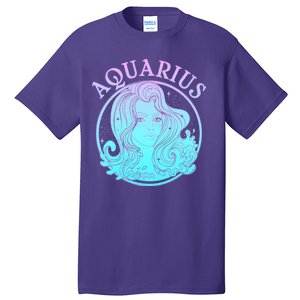 Zodiac Aquarius Lady Tall T-Shirt