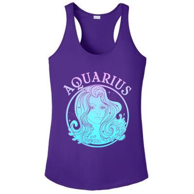 Zodiac Aquarius Lady Ladies PosiCharge Competitor Racerback Tank