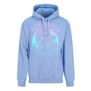 Zodiac Aquarius Lady Unisex Surf Hoodie