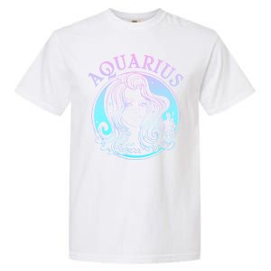 Zodiac Aquarius Lady Garment-Dyed Heavyweight T-Shirt