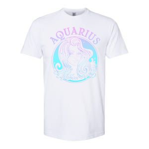 Zodiac Aquarius Lady Softstyle CVC T-Shirt