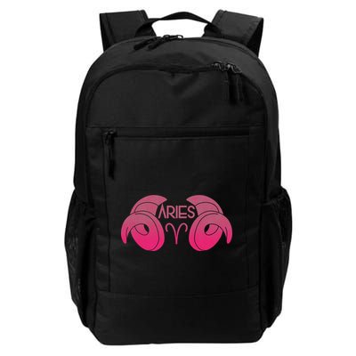 Zodiac Aries Ram Horns Backpack