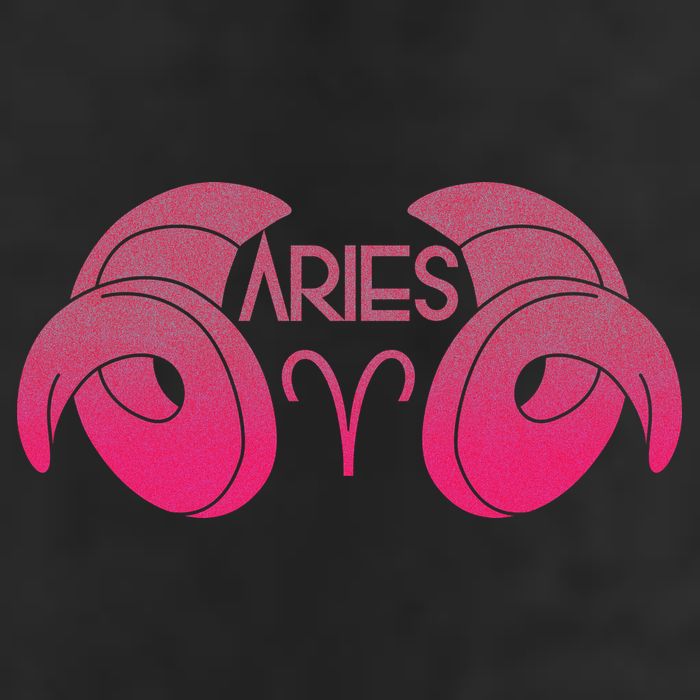 Zodiac Aries Ram Horns Trucker Hat