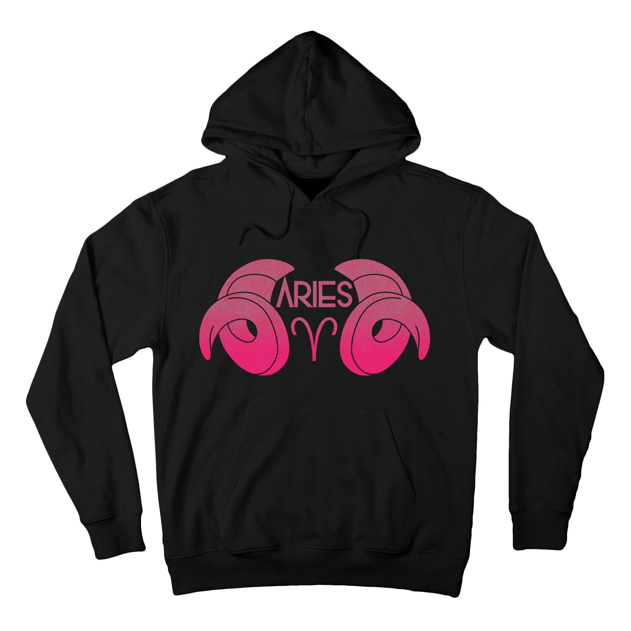 Zodiac Aries Ram Horns Tall Hoodie