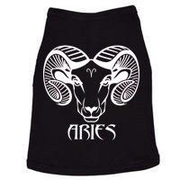 Zodiac Aries Ram Horns Face Doggie Tank