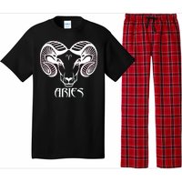 Zodiac Aries Ram Horns Face Pajama Set