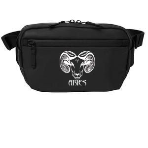 Zodiac Aries Ram Horns Face Crossbody Pack