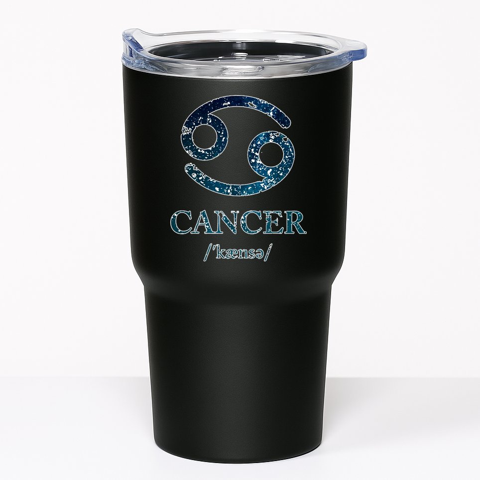 Zodiac Birthday Cancer Vintage Tumbler