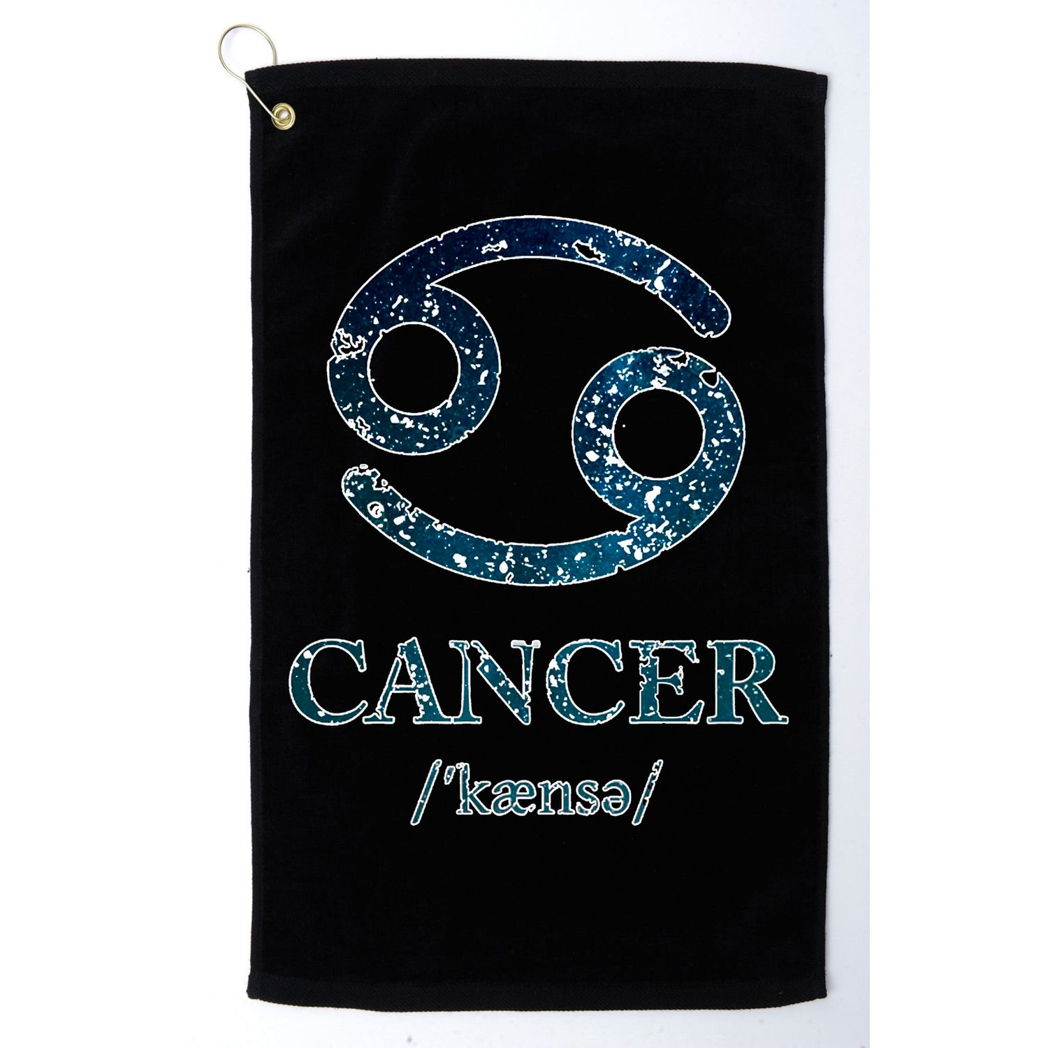 Zodiac Birthday Cancer Vintage Golf Towel