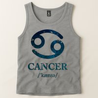 Zodiac Birthday Cancer Vintage Tank Top