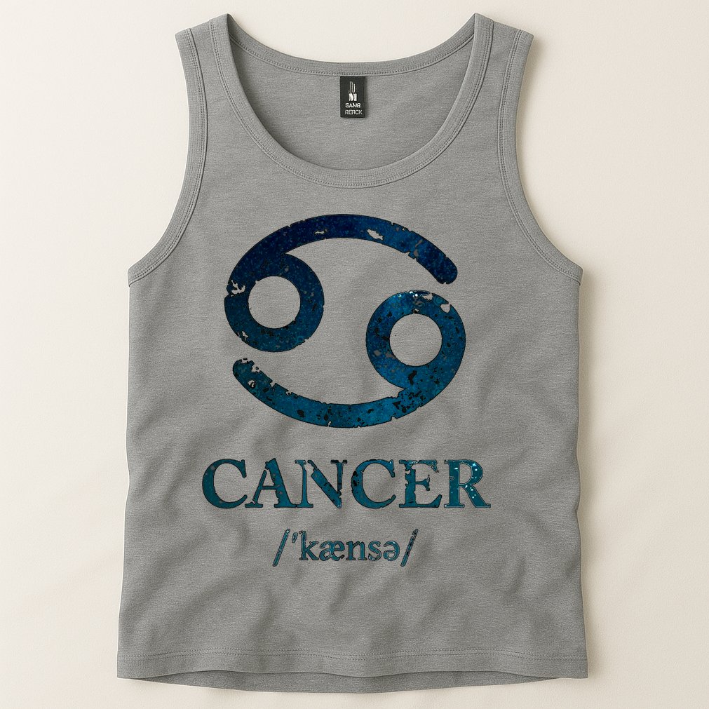 Zodiac Birthday Cancer Vintage Tank Top