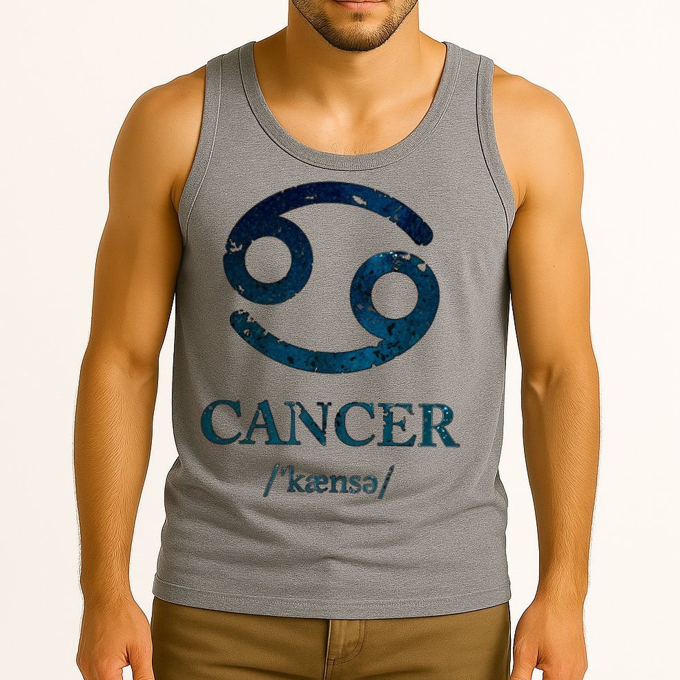 Zodiac Birthday Cancer Vintage Tank Top