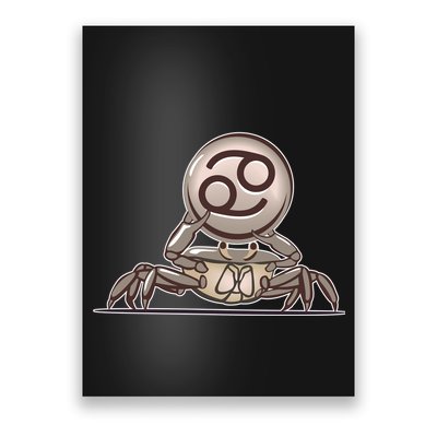 Zodiac Cancer Icon Gem Poster