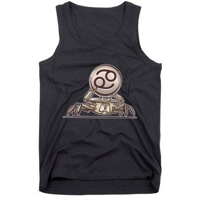 Zodiac Cancer Icon Gem Tank Top