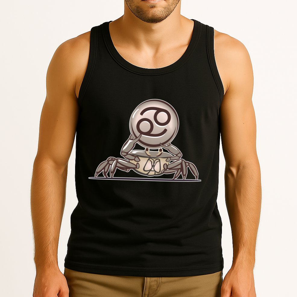 Zodiac Cancer Icon Gem Tank Top