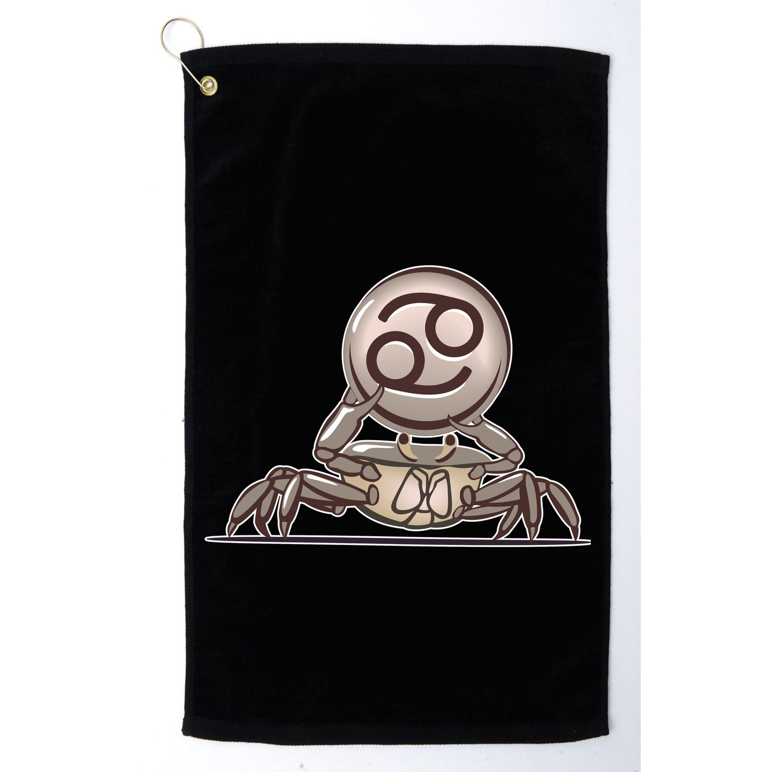 Zodiac Cancer Icon Gem Golf Towel