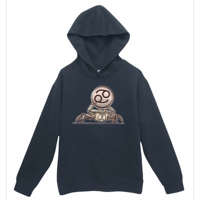 Zodiac Cancer Icon Gem Urban Pullover Hoodie