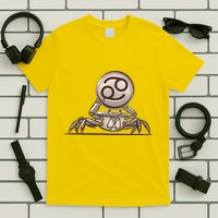 Zodiac Cancer Icon Gem T-Shirt