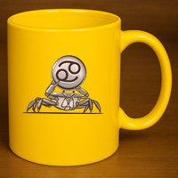 Zodiac Cancer Icon Gem 11oz C Handle Ceramic Mug