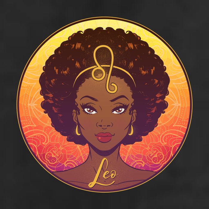 Zodiac Leo African American Black Woman Cool Comfort Performance Bucket Hat