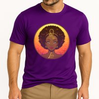 Zodiac Leo African American Black Woman Cooling Performance Crew T-Shirt