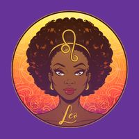 Zodiac Leo African American Black Woman Cooling Performance Crew T-Shirt