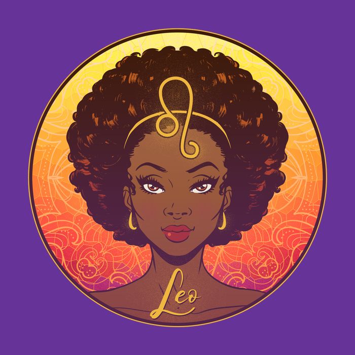 Zodiac Leo African American Black Woman Cooling Performance Crew T-Shirt