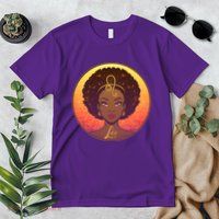 Zodiac Leo African American Black Woman Premium T-Shirt