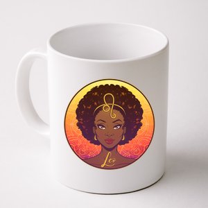 Zodiac Leo African American Black Woman Coffee Mug