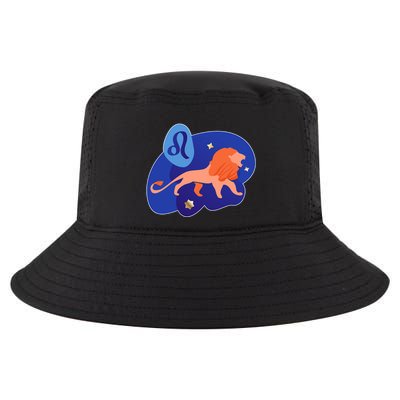 Zodiac Leo Simple Lion Cool Comfort Performance Bucket Hat