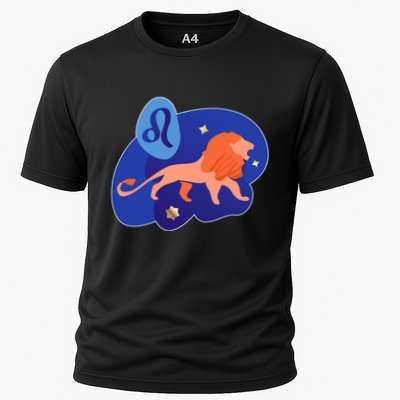 Zodiac Leo Simple Lion Performance Shirt